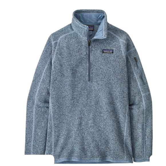 Patagonia Women's “Better Sweater” 1/4 Zip Fleece Size X-Small in Steam Blue-EUC - Picture 1 of 9
